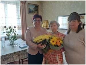 «Визит почета» - поздравление ветерана со 100-летним юбилеем «Визит почета» - поздравление ветерана со 100-летним юбилеем